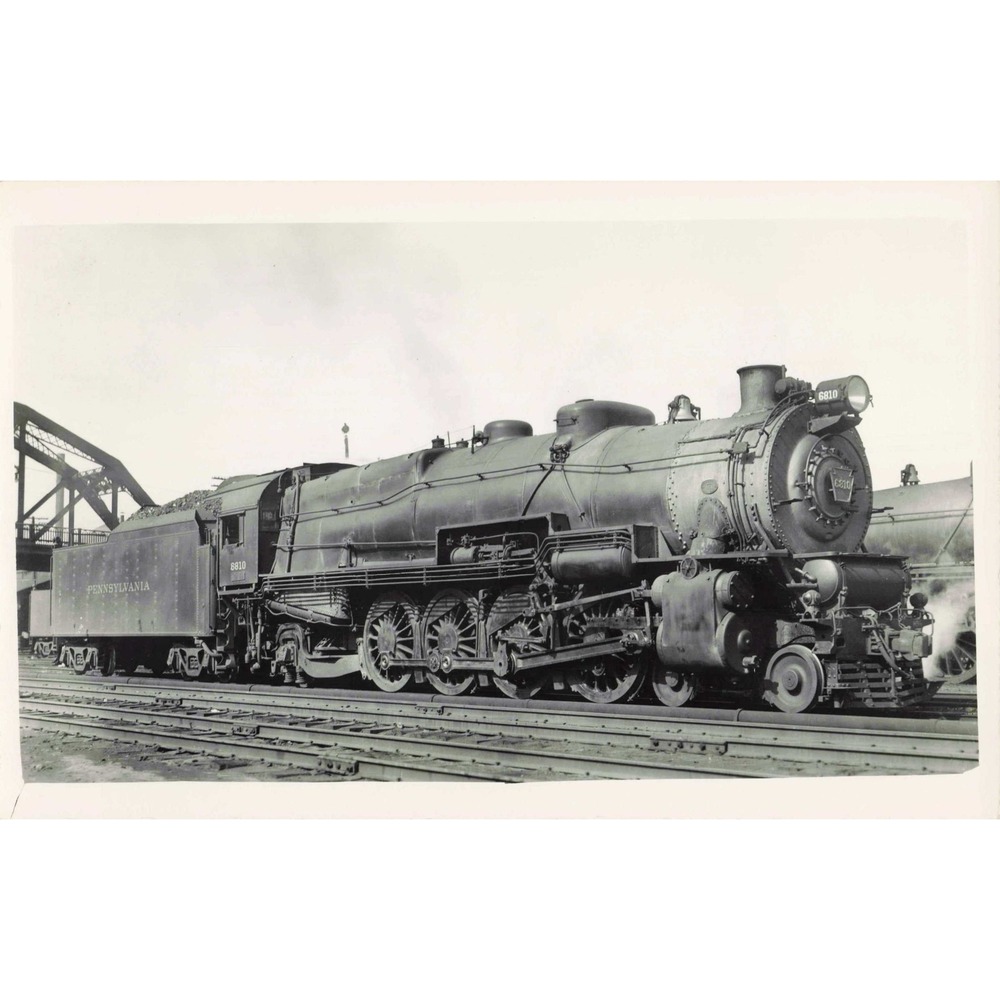 RPPC Pennsylvania Railroad Locomotive 6810 M1 Real Photo Postcard